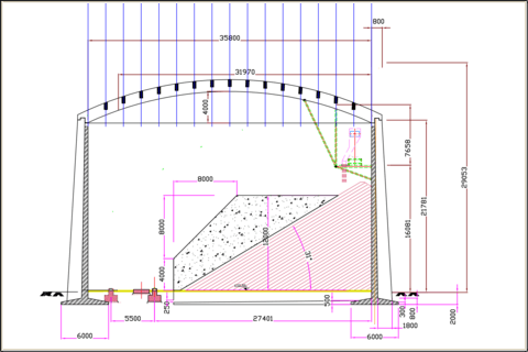 Etude de base et de detail de structure en beton arme de hangars de stockage des engrais