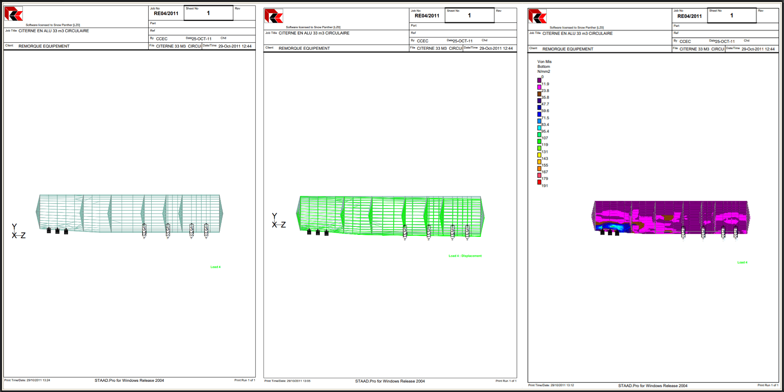 Étude de base et de détail pour la réalisation des citernes tractées de transport hydrocarbure en acier au carbone et aluminium de différentes formes circulaire ovale régulières et irrégulières