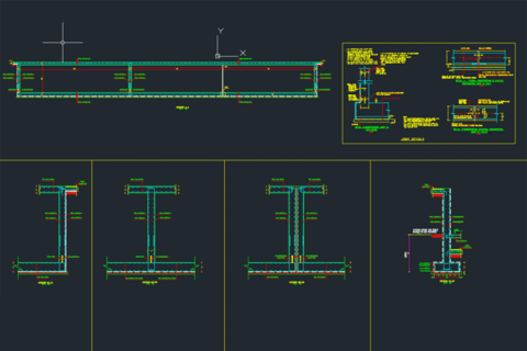 etude conceptuelle et de base un reservoir semi enterre de forme carre en beton arme pour le stockage eau brute 01